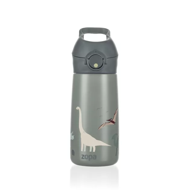 Zopa 400 ml-es termosz cumis szívószállal - Dino