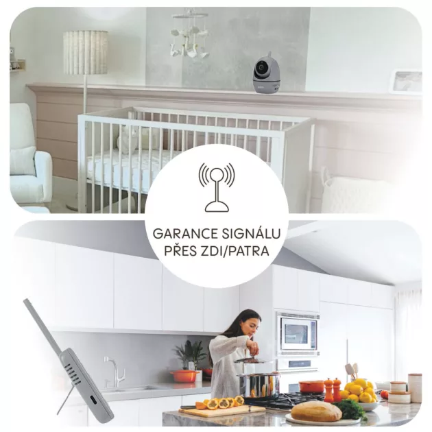 Zopa Observatory digitális videós bébiőr - Grey