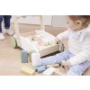 Zopa Fa járássegítő kocsi építőkockákkal - Wood