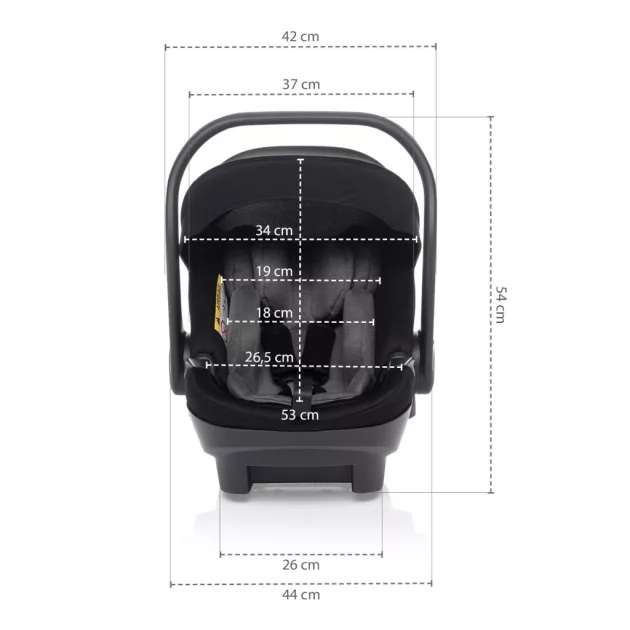 ZOPA Carseat XS Plus i-Size Bordó Red