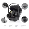 ZOPA Carseat XS Plus i-size Rocky Grey