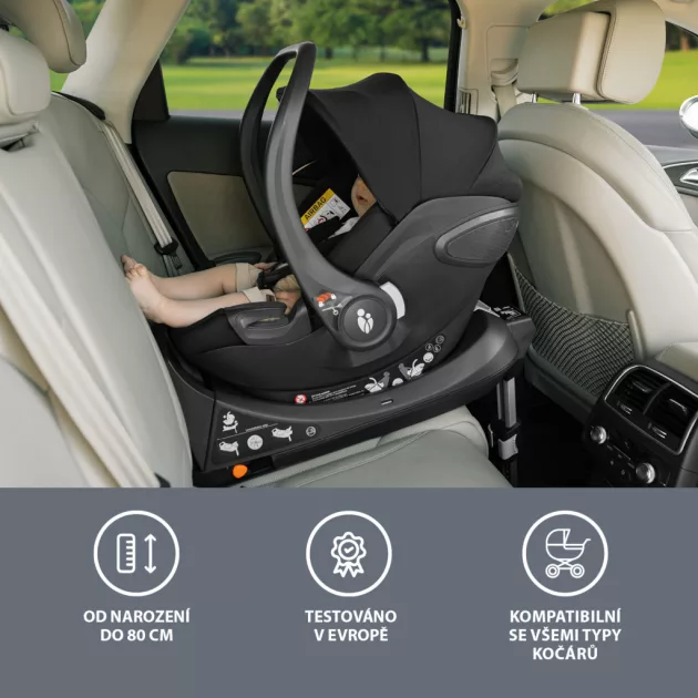 ZOPA Carseat XS Plus i-size Rocky Grey