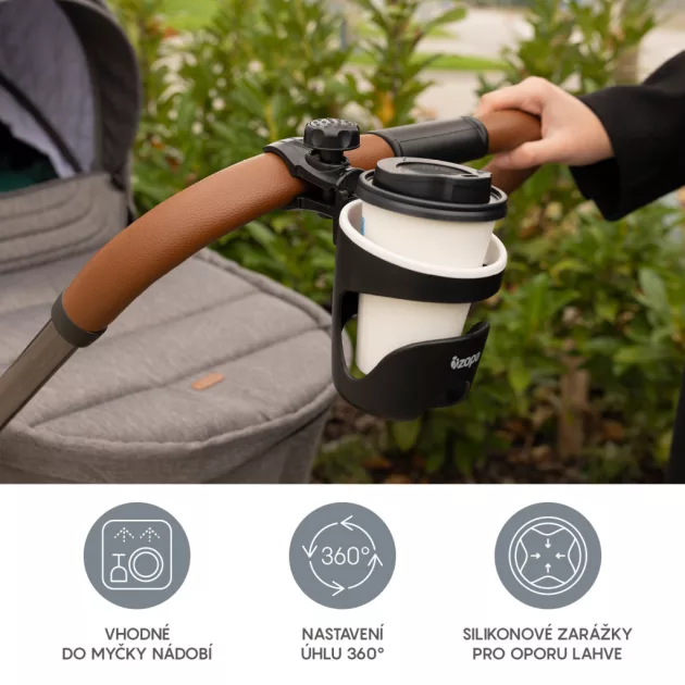 Zopa Deluxe italtartó babakocsira - Black