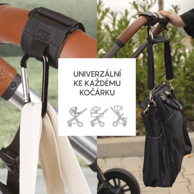 Zopa Multifunkcionális szíj klipsz 2 db - Black