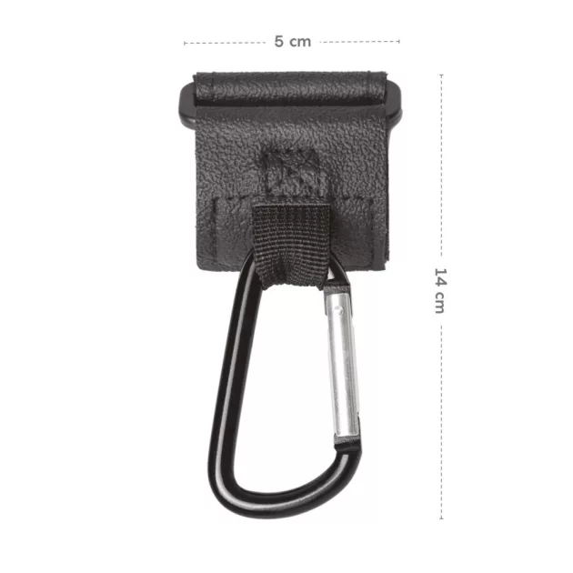 Zopa Multifunkcionális szíj klipsz 2 db - Black