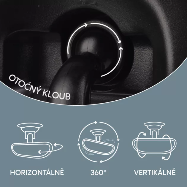 Zopa Kis visszapillantó tükör DELUXE - Black