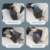 Zopa Vízálló autós hulladékgyűjtő fedéllel - Black