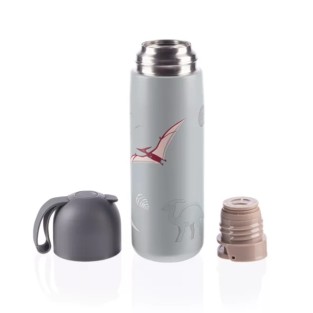 Zopa 400 ml-es termosz szilikon fogantyúval - Dino