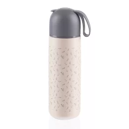 Zopa 400 ml-es termosz szilikon fogantyúval - Flowers