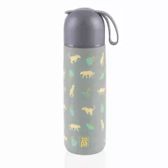 ZOPA 400 ml-es termosz szilikon fogantyúval Wild Gepard