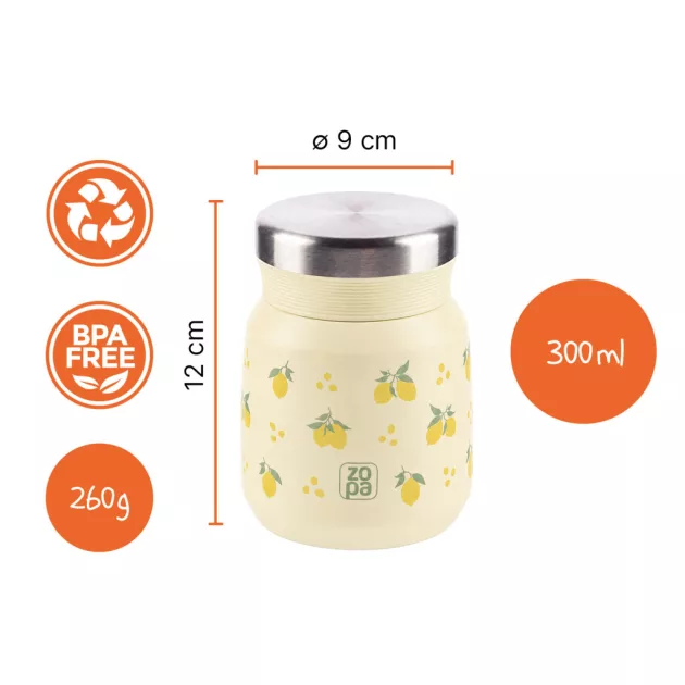 ZOPA Ételtermosz 300 ml Wild Gepard