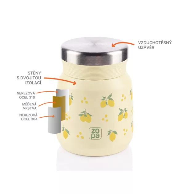 ZOPA Ételtermosz 300 ml Wild Gepard