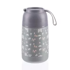 Zopa 620 ml-es ételtermosz szilikon tartóval - City
