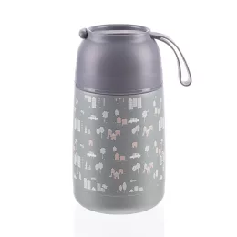 Zopa 620 ml-es ételtermosz szilikon tartóval - City