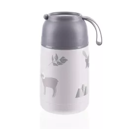 Zopa 620 ml-es ételtermosz szilikon tartóval - Mountains