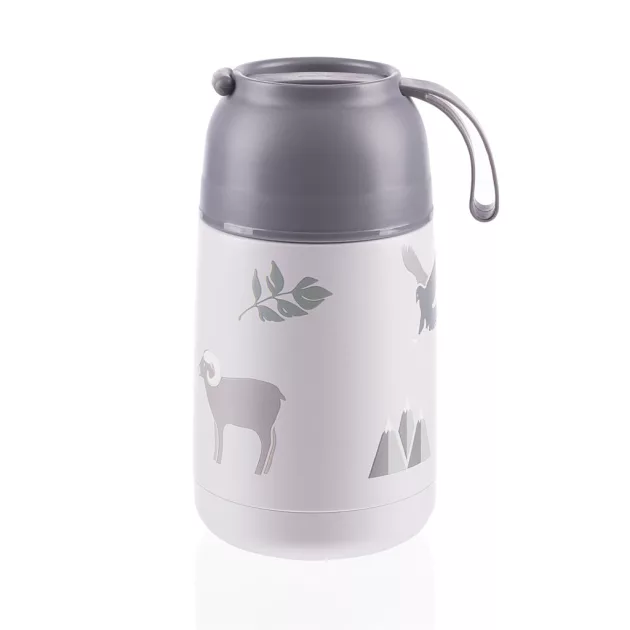 Zopa 620 ml-es ételtermosz szilikon tartóval - Mountains