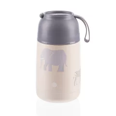 Zopa 620 ml-es ételtermosz szilikon tartóval - Safari