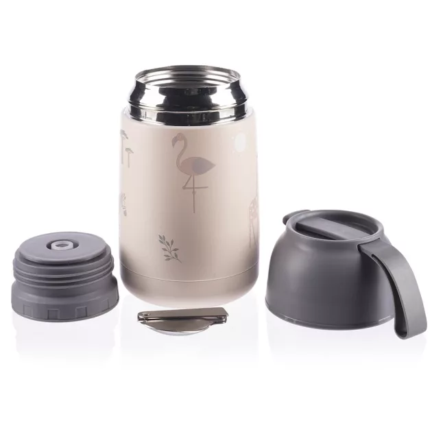 Zopa 620 ml-es ételtermosz szilikon tartóval - Safari