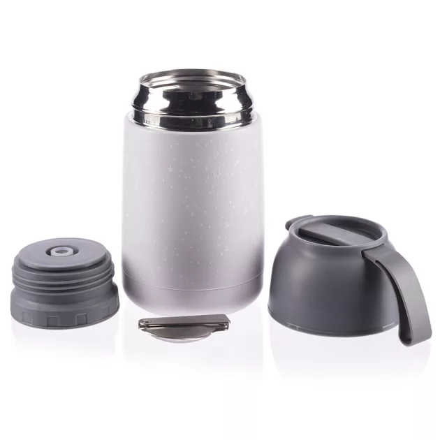 Zopa 620 ml-es ételtermosz szilikon tartóval - Stars