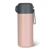Zopa 350 ml-es termosz szívószállal és szilikon fogantyúval - Candy pink