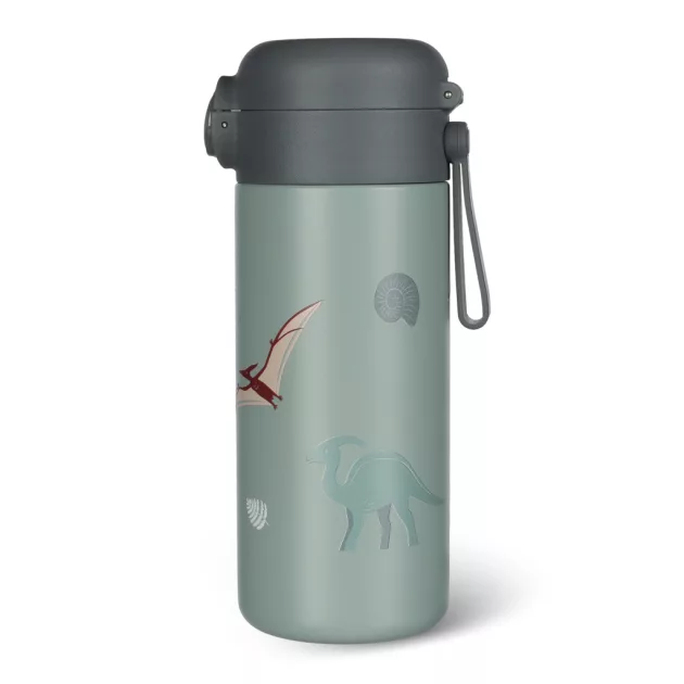 Zopa 350 ml-es termosz szívószállal és szilikon fogantyúval - Dino