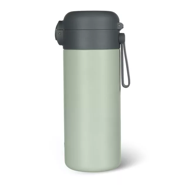 Zopa 350 ml-es termosz szívószállal és szilikon fogantyúval - Pistacio green