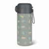 ZOPA 350 ml-es termosz szívószállal és szilikon fogantyúval Wild Gepard