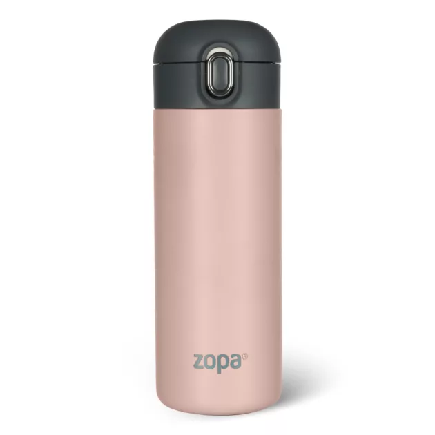 Zopa 400 ml-es termosz szívószállal - Candy pink