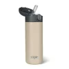 Zopa 400 ml-es termosz szívószállal - Cookie beige