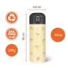 ZOPA 400 ml-es termosz szívószállal Limoncello