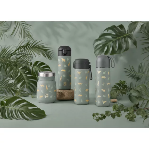 ZOPA 400 ml-es termosz szívószállal Limoncello