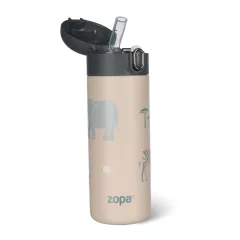 Zopa 400 ml-es termosz szívószállal - Safari