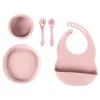 Zopa Szilikon étkezési szett - Old Pink