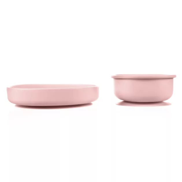 Zopa Szilikon étkezési szett - Old Pink
