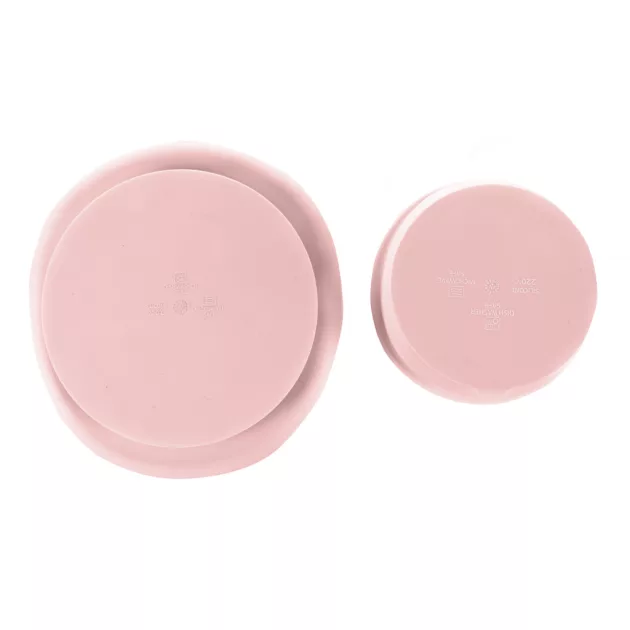 Zopa Szilikon étkezési szett - Old Pink