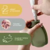 Zopa Szilikon újratölthető bébiétel tasak - Transparent Pink
