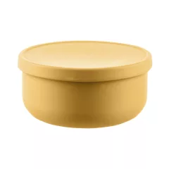 Zopa Szilikon tál fedővel - Mustard Yellow