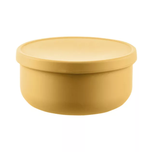 Zopa Szilikon tál fedővel - Mustard Yellow