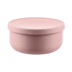 Zopa Szilikon tál fedővel - Old Pink