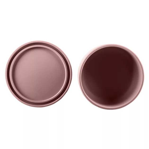 Zopa Szilikon tál fedővel - Old Pink