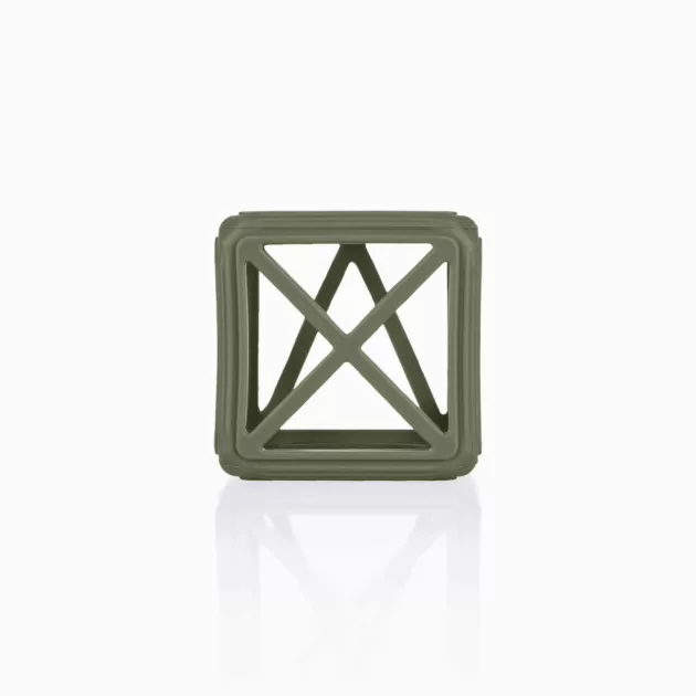 Zopa Szilikon rágóka Négyzet - Forest Green