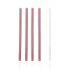 Zopa Szilikon szívószál 4 db - Old Pink