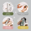 Zopa Szilikon palacktisztító kefe 3az1-ben - Light Grey