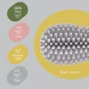 Zopa Szilikon palacktisztító kefe 3az1-ben - Light Grey