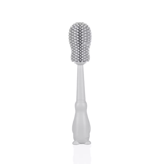 Zopa Szilikon palacktisztító kefe 3az1-ben - Light Grey