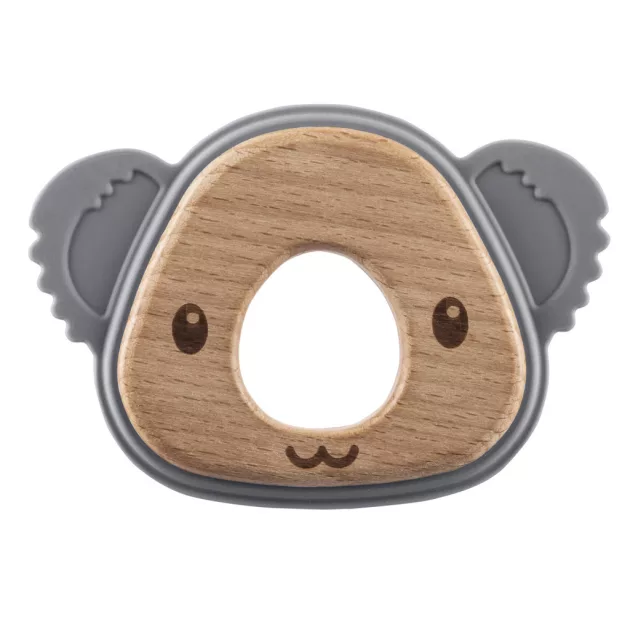 Zopa Szilikon-fa rágóka Koala - Dove Grey
