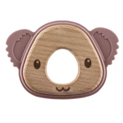 Zopa Szilikon-fa rágóka Koala - Old Pink