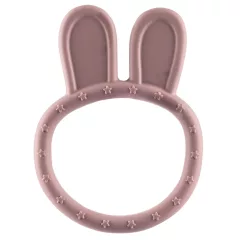 Zopa Szilikon rágóka Nyuszi - Old Pink