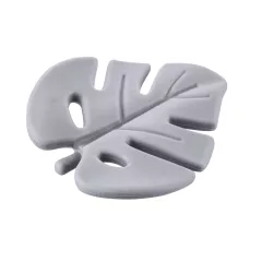 Zopa Szilikon rágóka Levél - Dove Grey