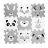 Zopa 9 db-os Puzzle habszőnyeg 30x30 cm - Forest